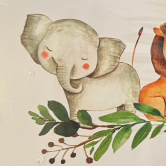 NWT! 25 Ewired SAFARI THANK YOU CARDS Elephant Lion Hippo Giraffe - Picture 2 of 9